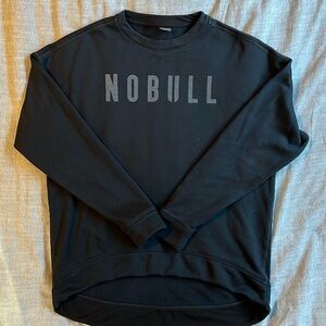 NOBULL CrossFit sweatshirt crew neck, drop hem. Size small